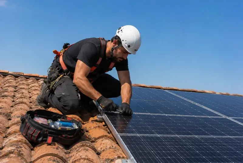 Maintenance et monitoring de panneaux solaires à Lavaur